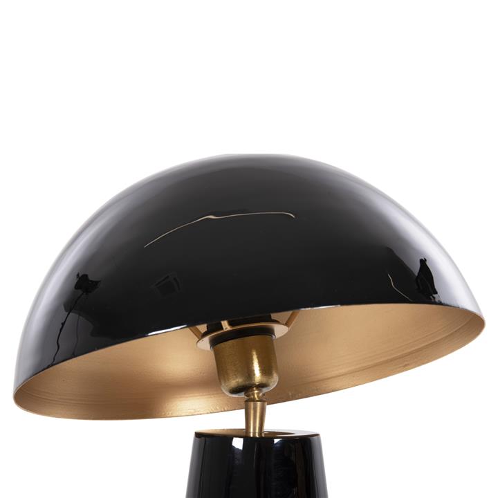 TABLE LAMP SMUSH HM4258.04 METAL IN BLACK-ROTATING CAP Φ32,5x69Hcm.