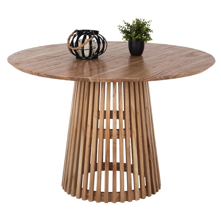 DINING TABLE HM9388.01 SOLID MINDI NATURAL ROUND D120Χ78H cm