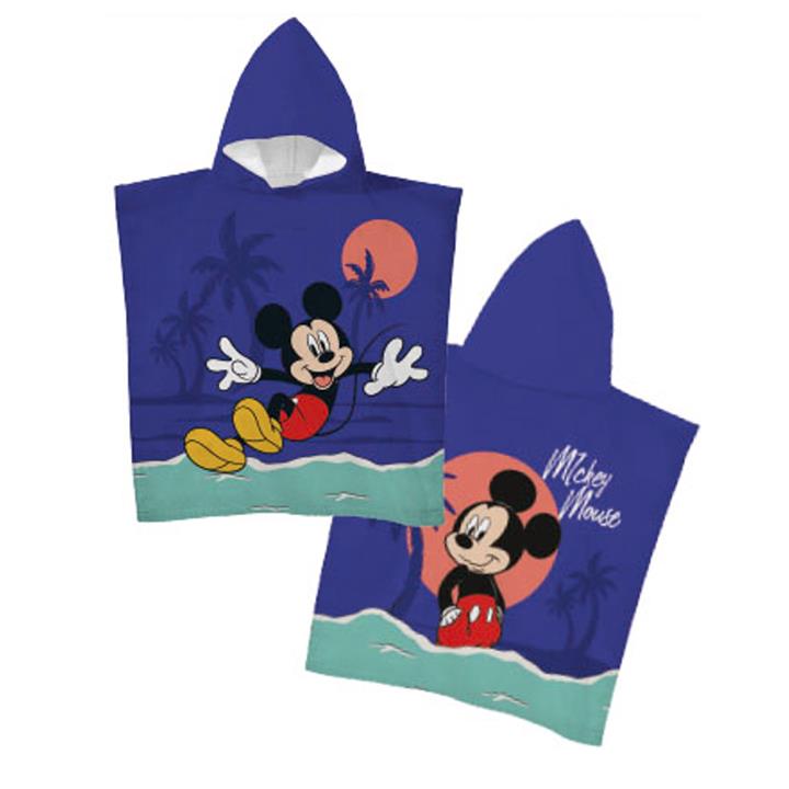 Παιδικό πόντσο Microfiber Mickey