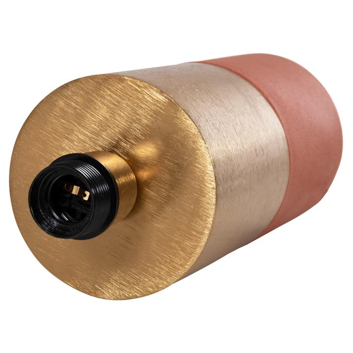 TABLE LAMP PUNE HM4252.08 METAL IN ORANGE-GOLD Φ31x44Hcm.