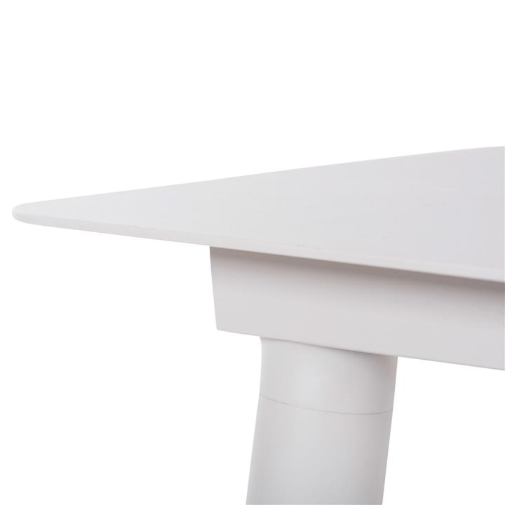 ALUMINUM RECTANGULAR TABLE JEROM HM6058.01 WHITE 180X90X74Hcm.