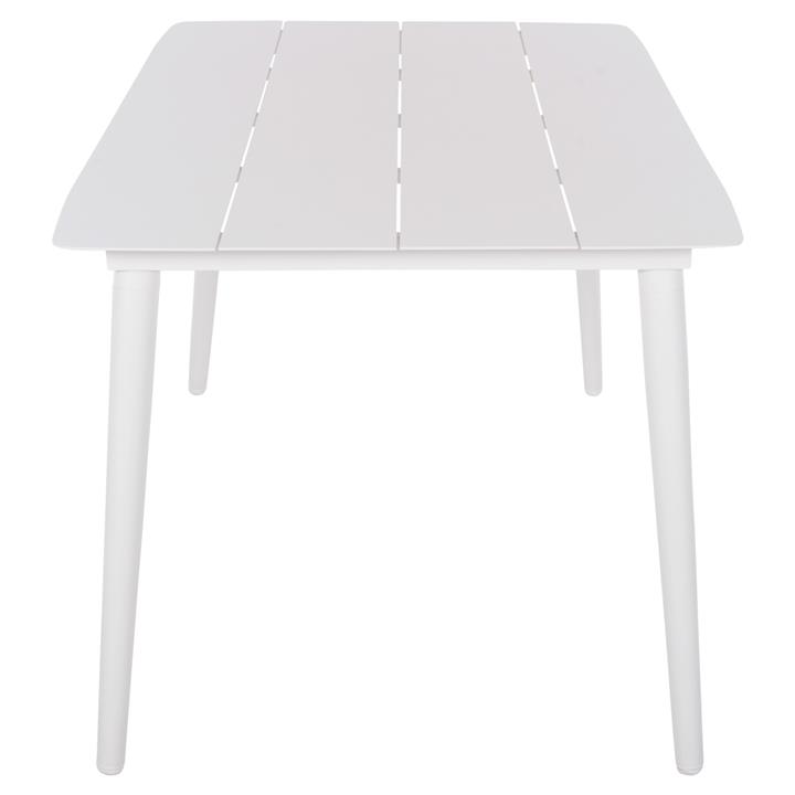 ALUMINUM RECTANGULAR TABLE JEROM HM6058.01 WHITE 180X90X74Hcm.