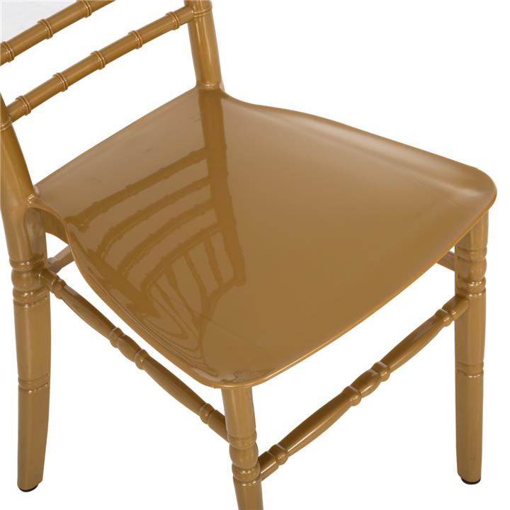 POLYPROPYLENE CATERING CHAIR TIFFANY NEW HM8058.05 GOLD 41.2x49.7x89Hcm.