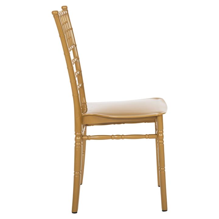 POLYPROPYLENE CATERING CHAIR TIFFANY NEW HM8058.05 GOLD 41.2x49.7x89Hcm.