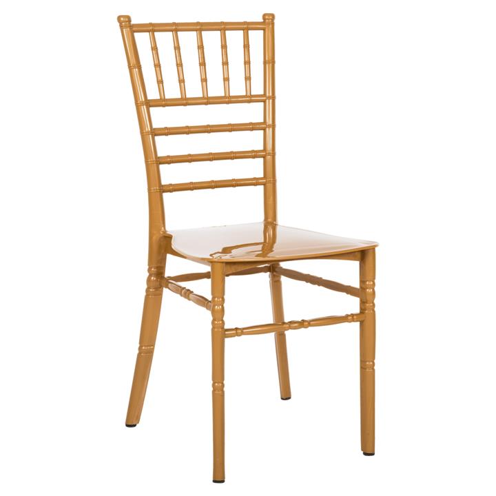 POLYPROPYLENE CATERING CHAIR TIFFANY NEW HM8058.05 GOLD 41.2x49.7x89Hcm.