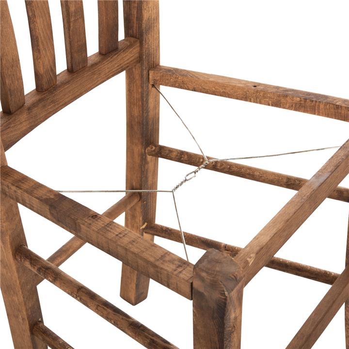 CHAIR MONTE HM5588.01 BEECH WOOD IMPREGNATED IN WALNUT COLOR 40x41x87Hcm.FRAME ONLY