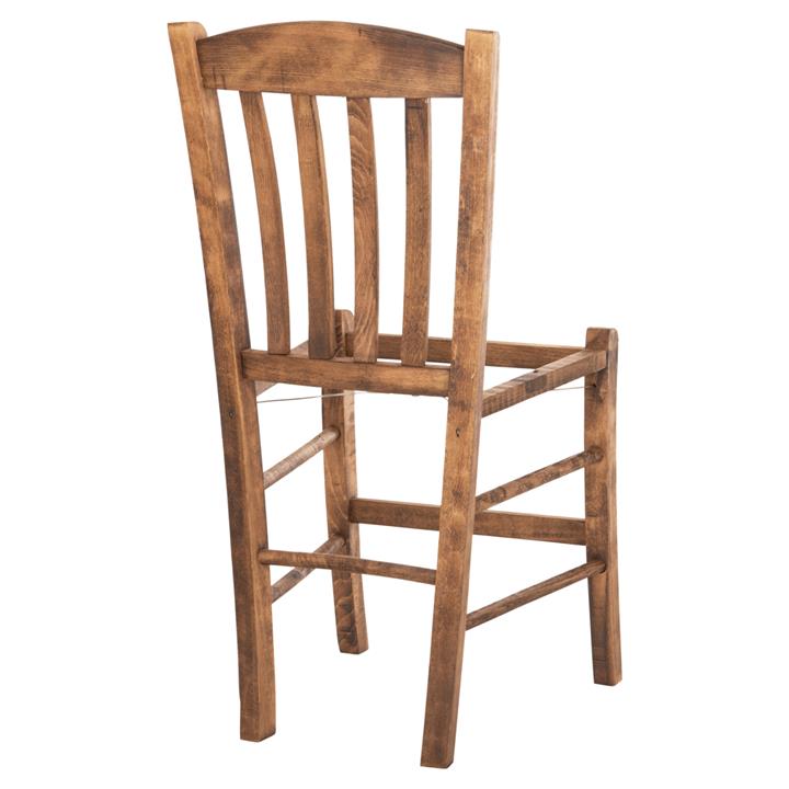 CHAIR MONTE HM5588.01 BEECH WOOD IMPREGNATED IN WALNUT COLOR 40x41x87Hcm.FRAME ONLY