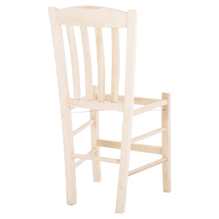 CHAIR MONTE HM5588.02 BEECH WOOD IMPREGNATED-UNPAINTED 40x41x87Hcm.FRAME ONLY