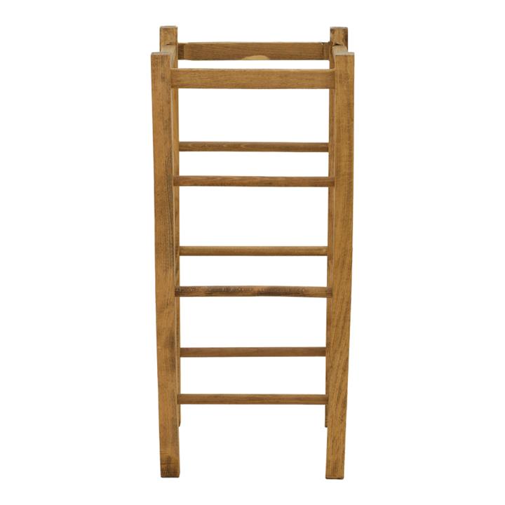 Coffee shop stool without width Bodier pakoworld walnut wood35x35x78cm