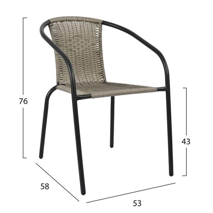 Set Dining Table 3 pieces with 2 chairs & table HM5182.01