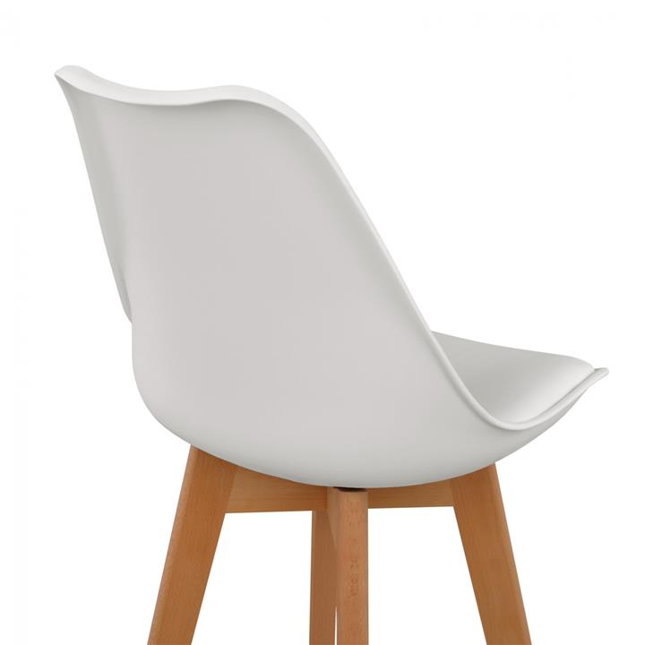 Bar Stool Vegas HM8000.11 White 48x58x105 cm