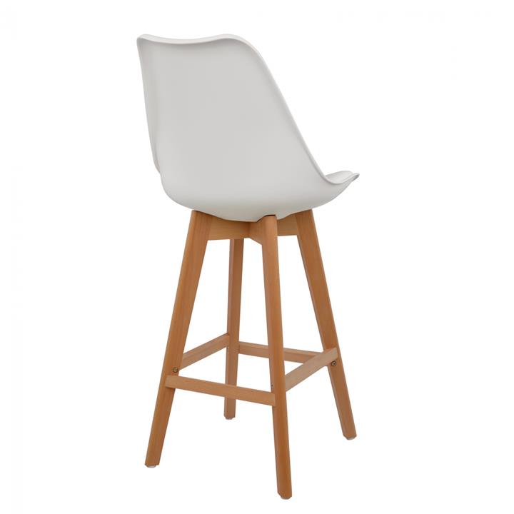 Bar Stool Vegas HM8000.11 White 48x58x105 cm