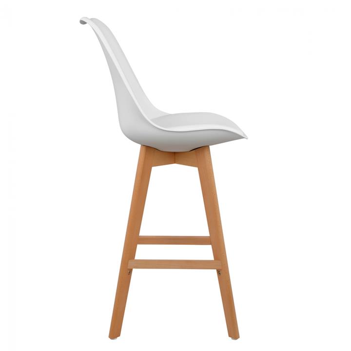 Bar Stool Vegas HM8000.11 White 48x58x105 cm