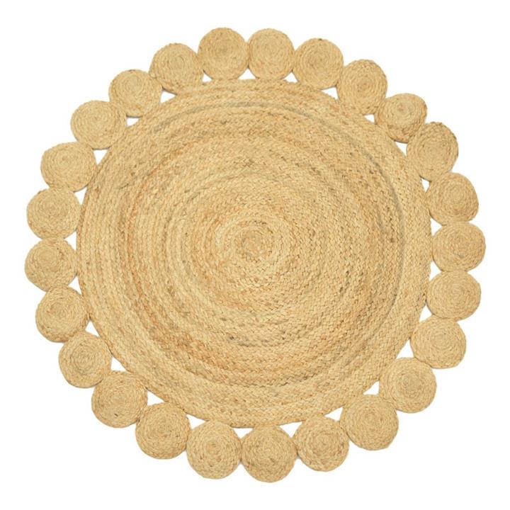 Carpet Voni Inart natural jute 120x120x1cm