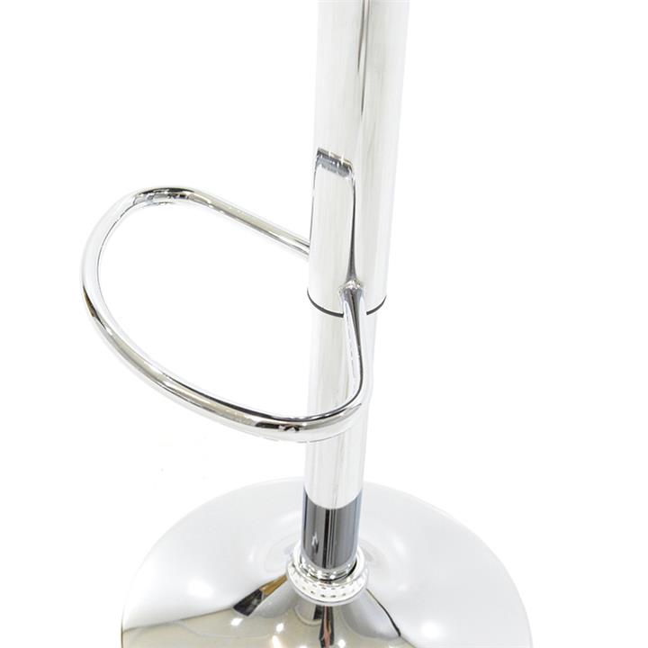 Bar stool Coozy pakoworld folding chrome metal with PVC in black