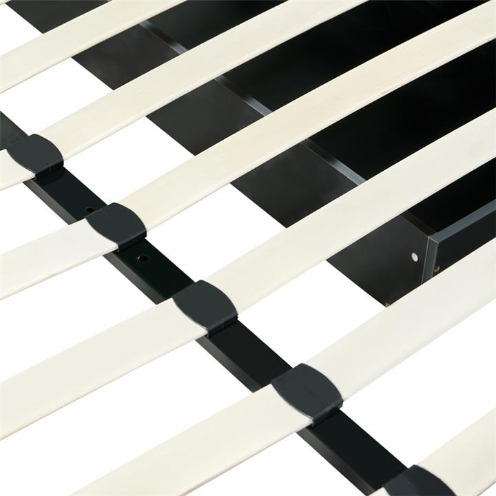 Double bed Anay pakoworld with drawer fabric salmon 160x200cm