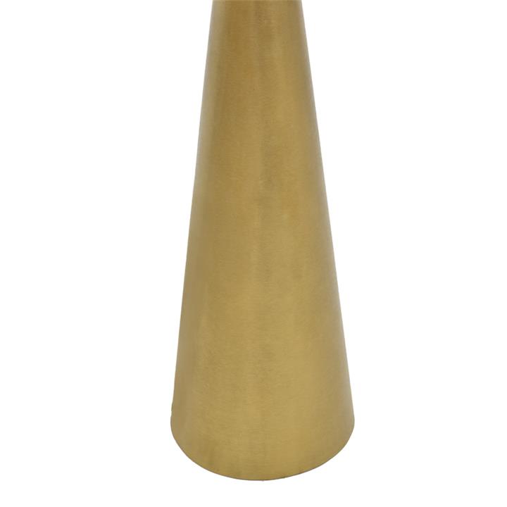 Floor lamp Jandie Inart E27 golden metal D50.5x100cm