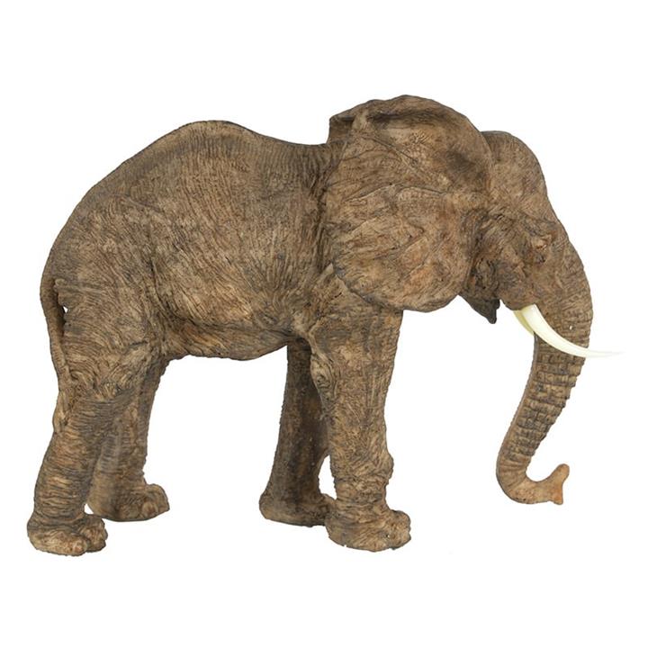 Artekko Elephant Διακοσμητικός Ελέφαντας Ρητίνης Γκρι (33x12.7x25.4)cm