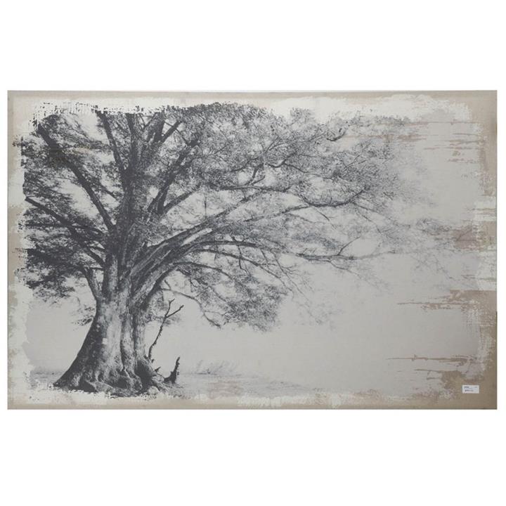 Artekko Πίνακας καμβάς ασπρόμαυρος δέντρο 150x100x4