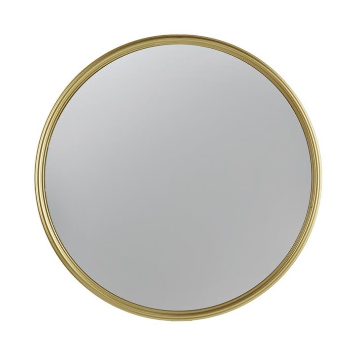 Artekko Convex Καθρέπτης/Κάτοπτρο Μέταλλο Χρυσό (26.5x3x26.5)cm