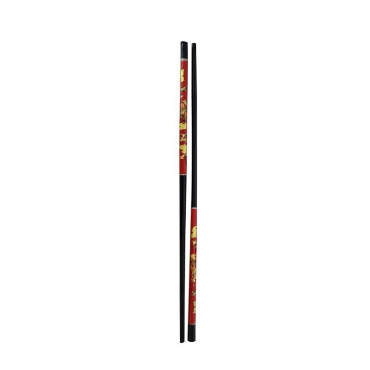 Artekko Chopsticks Ξύλινα Μαύρο/Κεραμιδί Σετ/2