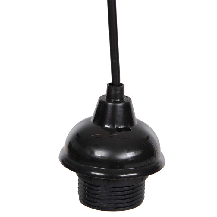 HANGING CABLE FOR PENDANT LAMPS WITH SOCKET IN BLACK HM4187