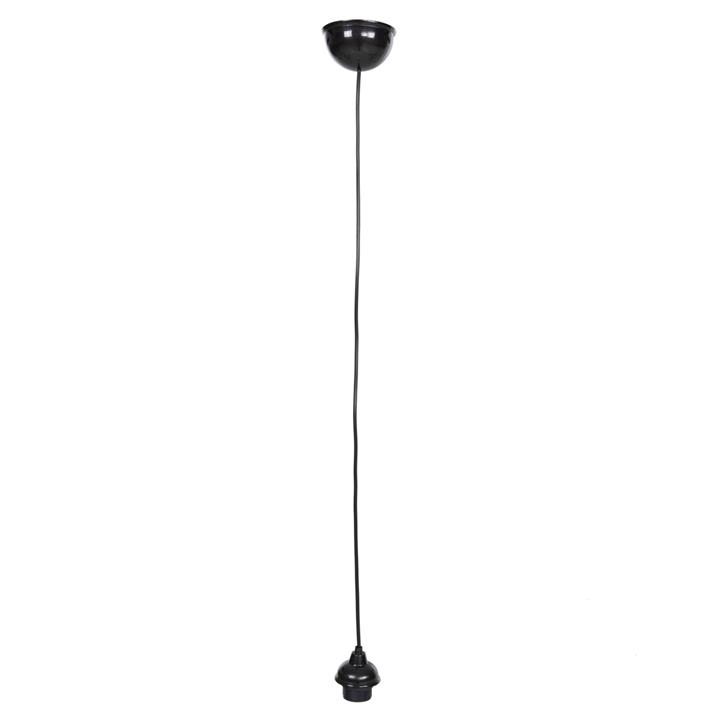 HANGING CABLE FOR PENDANT LAMPS WITH SOCKET IN BLACK HM4187