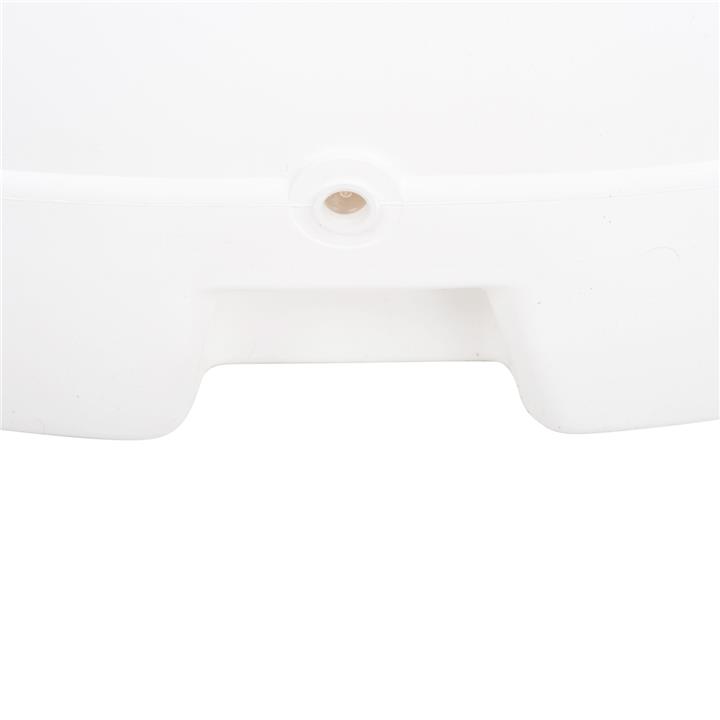 PLASTIC UMBRELLA BASE WITH WHEEL SOLBAS HM6113.01 WHITE COLOR-FOR POLE 33/50mm 46,5x23,5Hcm.