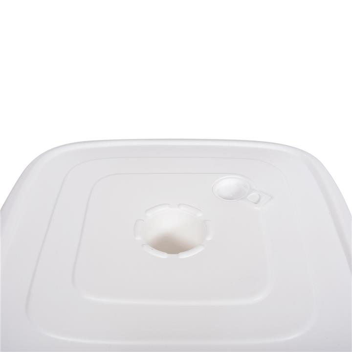 PLASTIC UMBRELLA BASE WITH WHEEL SOLBAS HM6113.01 WHITE COLOR-FOR POLE 33/50mm 46,5x23,5Hcm.