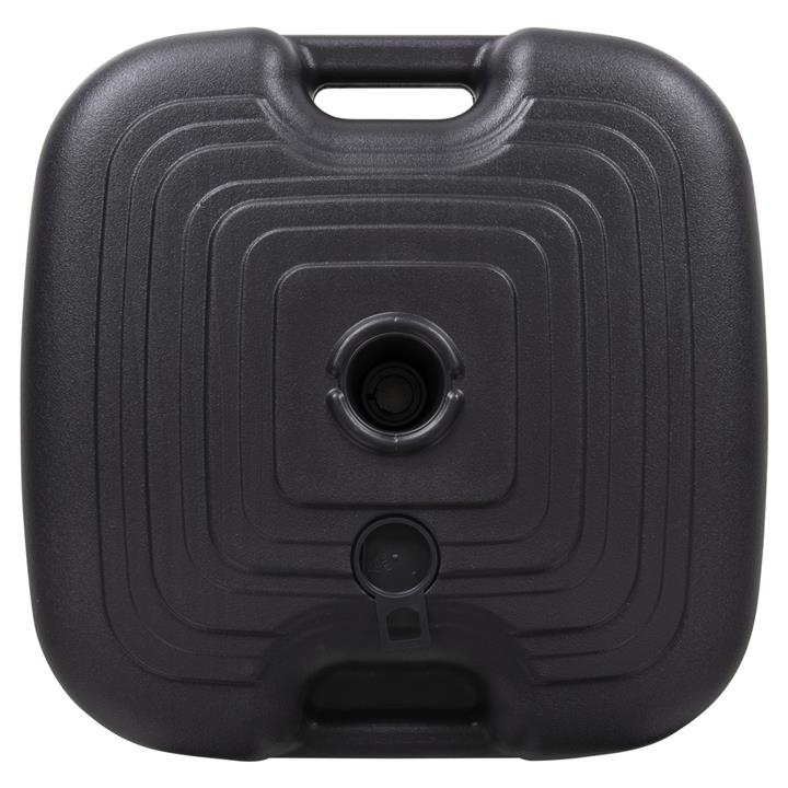 PLASTIC UMBRELLA BASE WITH HANDLE SOLBAS HM6112.02 ANTHRACITE COLOR-FOR POLE 20/38mm 45x11Hcm.