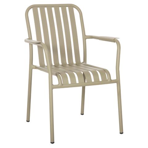 ALUMINUM ARMCHAIR RACHEL HM6088.07 DARK OLIVE 63x58x85Hcm.