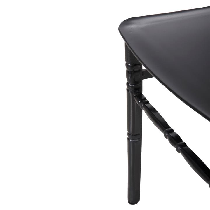 POLYPROPYLENE CATERING CHAIR TIFFANY NEW HM8058.07 GLOSSY BLACK 42x48x88,5Hcm.