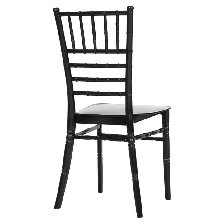 POLYPROPYLENE CATERING CHAIR TIFFANY NEW HM8058.07 GLOSSY BLACK 42x48x88,5Hcm.