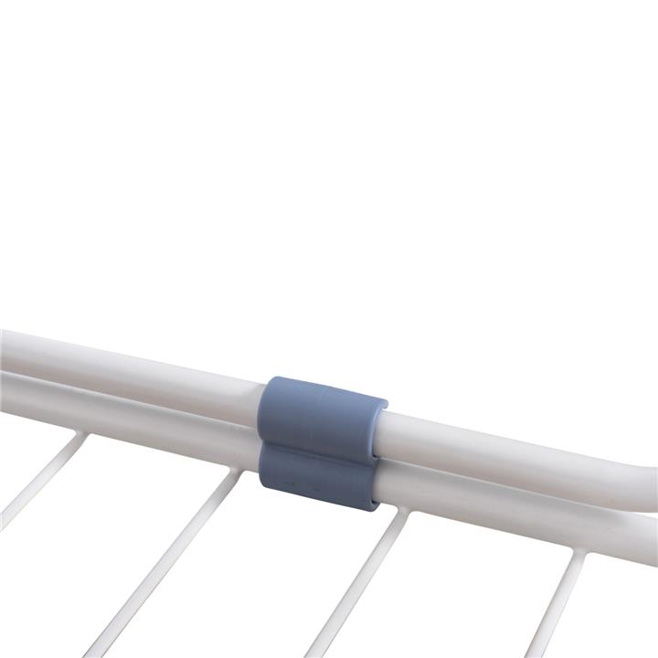 HANGING ALUMINUM DRYING RACK HM12166 WHITE-TOTAL HANGING LENGTH 10m--107x3x55cm.