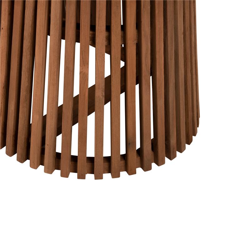 DINING TABLE REMIK HM9835 TEAK WOOD IN NATURAL 100x200x75,5Hcm. TABLETOP 4cm.