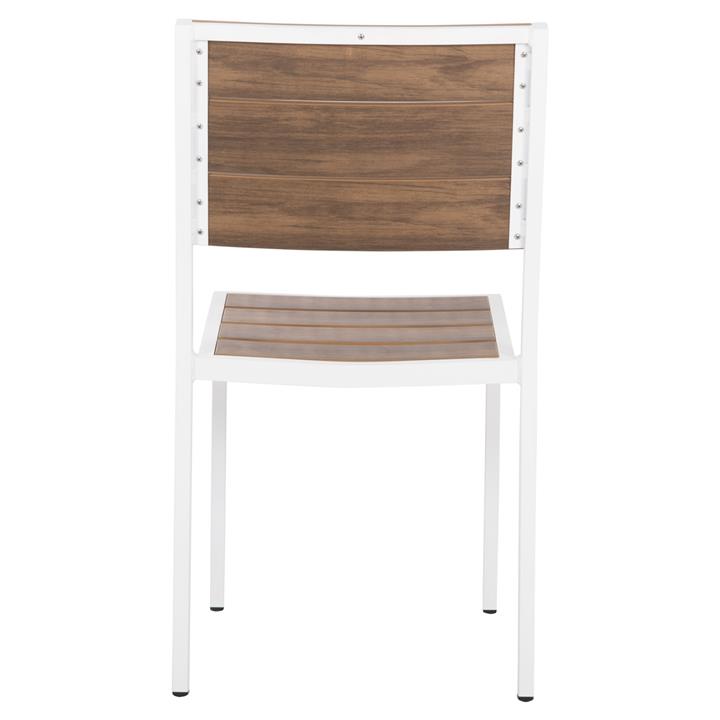 ALUMINUM CHAIR SAGA HM6063.01 WHITE WITH POLYWOOD 46x52x86Hcm.