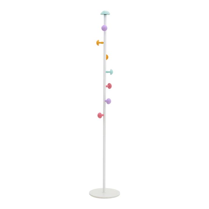 Coat stand Mush pakoworld white metal 30x30x168cm