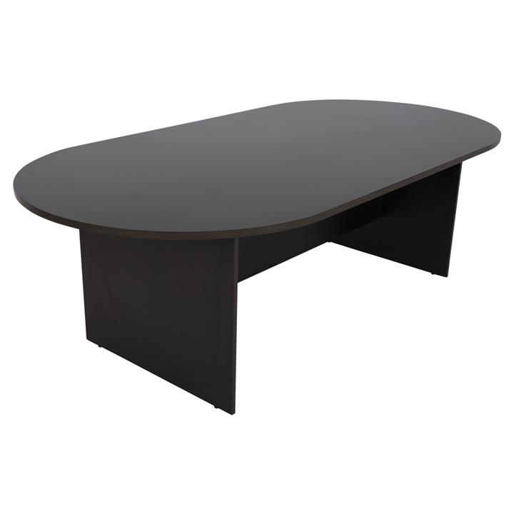 CONFERENCE OVAL DESK SIENNA HM2134.02 MELAMINE IN WENGE 240x120x75Hcm.