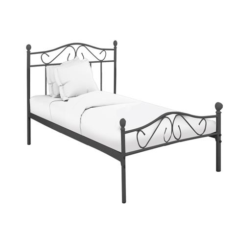 Bed Yorick pakoworld b;ack metal 90x190x99cm