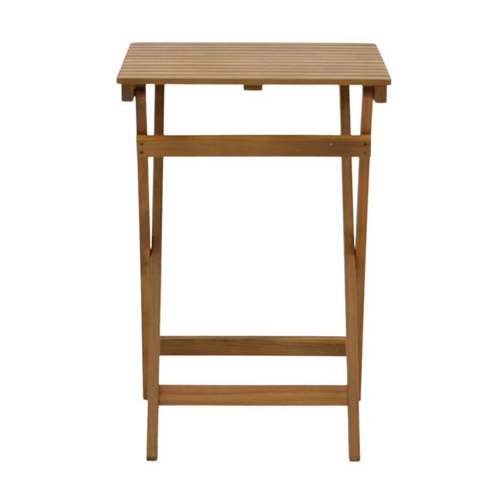 Foldable table Lazio pakoworld natural acacia wood 50x50x70cm