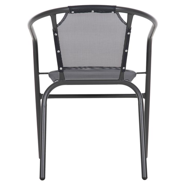 ΠΟΛΥΘΡΟΝΑ ΕΞ.ΧΩΡΟΥ LEDAN HM5977.01 ΜΕΤΑΛΛO & TEXTILENE ΓΚΡI 55x58x72Υεκ.