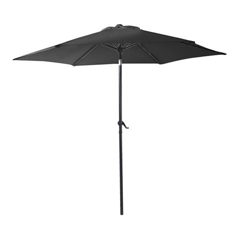 Professional umbrella Frow pakoworld single piece dark grey aluminium-fabric dark grey D3m
