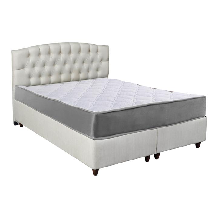 Lanse pakoworld double bed with storage cream 160x200cm