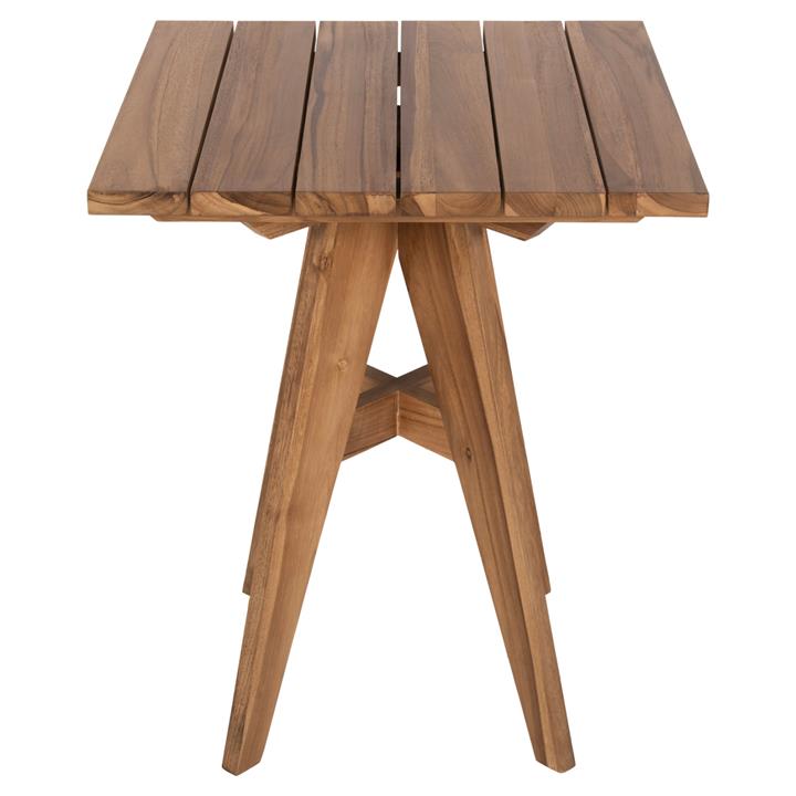 ΤΡΑΠΕΖΙ ΤΕΤΡΑΓΩΝΟ LEO HM9860.11 ΜΑΣΙΦ ΞΥΛΟ ΤΕΑΚ 60x60x75Υεκ.