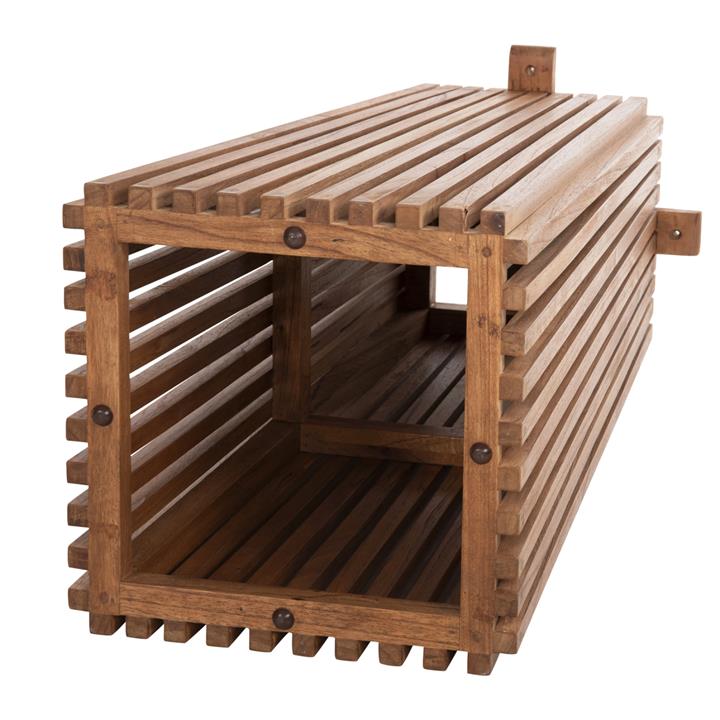 ΒΑΣΗ ΜΠΑΡ ΤΕΤΡΑΓΩΝΗ FRANTZ HM9858.11 ΞΥΛΟ MINDI-ΦΥΣΙΚΟ 40x40x90Yεκ