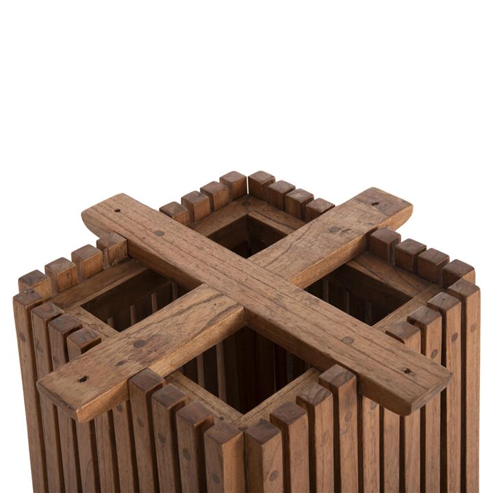 ΒΑΣΗ ΜΠΑΡ ΤΕΤΡΑΓΩΝΗ FRANTZ HM9858.11 ΞΥΛΟ MINDI-ΦΥΣΙΚΟ 40x40x90Yεκ