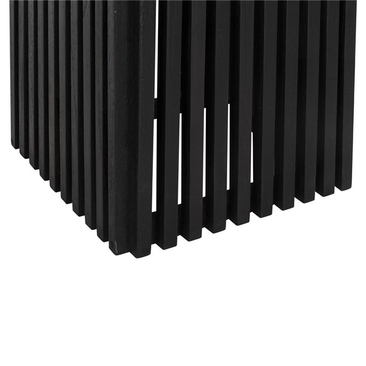 BAR TABLE LEGS-BASE SQUARE FRANTZ HM9858.12 MINDI WOOD IN BLACK 40x40x90Hcm.