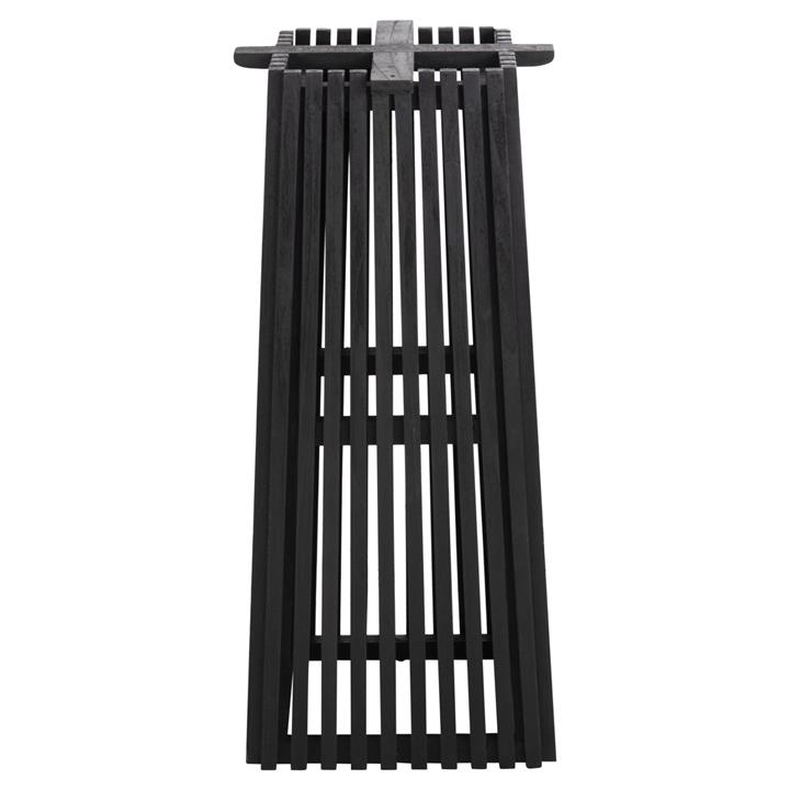 BAR TABLE LEGS-BASE SQUARE FRANTZ HM9858.12 MINDI WOOD IN BLACK 40x40x90Hcm.