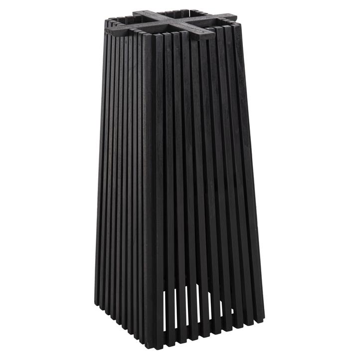 BAR TABLE LEGS-BASE SQUARE FRANTZ HM9858.12 MINDI WOOD IN BLACK 40x40x90Hcm.