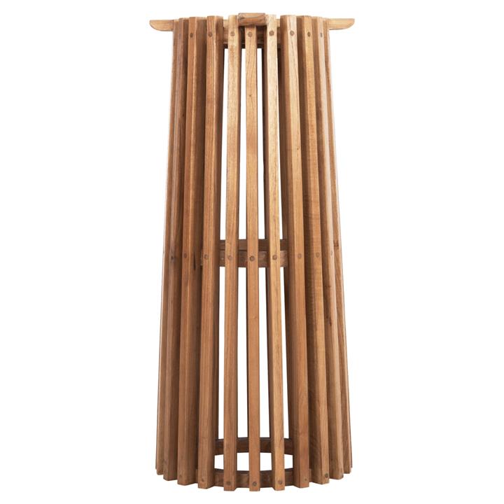 BAR STAND BASE/LEGS ROUND FRANTZ FB99857.11 MINDI WOOD IN NATURAL Φ40x90Hcm.